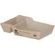 Notpla snackbakjes A14+1 karton 16,5x8,5x3,5cm bruin 6x80st