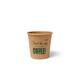 100% Fair koffiebekers 118ml karton Ø6,3x6,2cm bruin 20x50st