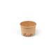 Kraft sausbakjes 45ml karton Ø6,1x4cm bruin 20x50st