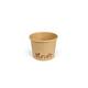 Kraft sausbakjes 60ml karton Ø6,1x4,8cm bruin 20x50st