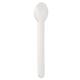 Kraft lepels papier 19cm wit 10x50st