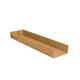 100% Fair panini bakjes bruin karton 285x73x30mm 9x80st