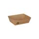 100% Fair snackbakjes A7 bruin karton 90x70x35mm 10x80st