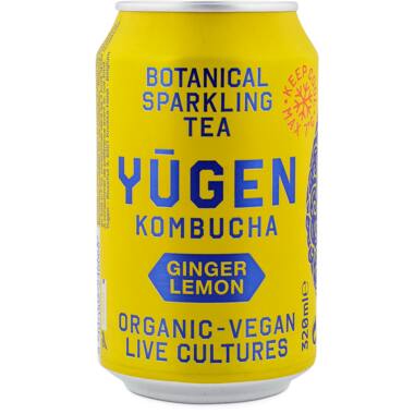 Yugen kombucha gember-citroen 24x320ml