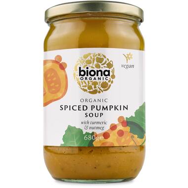 Biona spiced pumpkin soup 6x400g