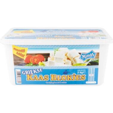 Minos Griekse kaasblokjes 2x2kg