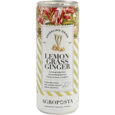 Agropošta sparkling citroengras-gember limonade 12x250ml