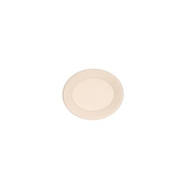 Folia borden ovaal suikerriet 16x19cm beige 10x50st