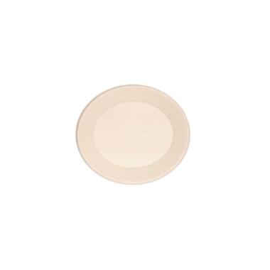 Folia borden ovaal suikerriet 21,5x24,5cm wit 10x50st