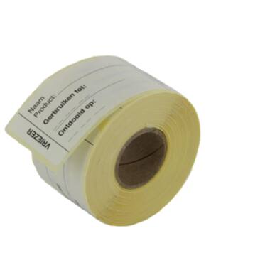 Daymark etiketten "Vriezer" 28x250st