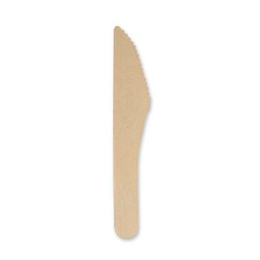 Kraft messen papier 15,9cm bruin 10x50st