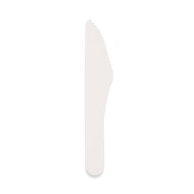 Kraft messen papier 15,9cm wit 10x50st