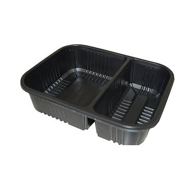 Premium Quality menubakken 2-vaks 1165ml 19,7x15x6cm 6x100st