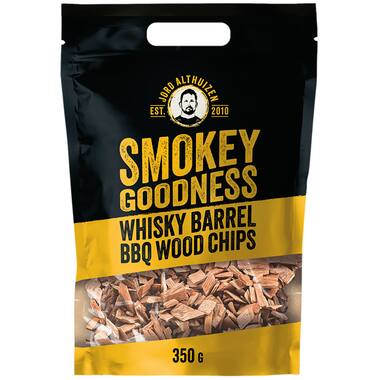 Smokey Goodness barbecuehoutsnippers whiskeyvat 6x350g