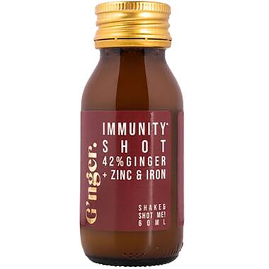 G'nger shot gember-vruchtensappen 12x60ml