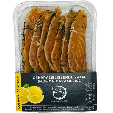 Maison Fumée zalm gerookt gekarameliseerd Oosters 5x150g