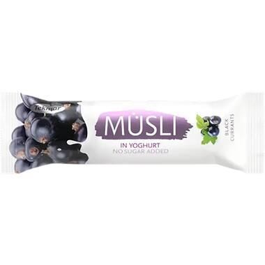 Tekmar Muesli yoghurt reep blauwe bes no sugar 32x30g