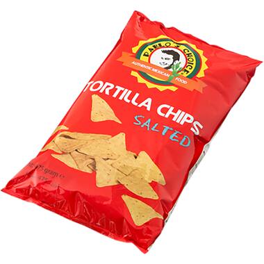 Pablo's Choice nacho tortilla chips naturel 12x475g