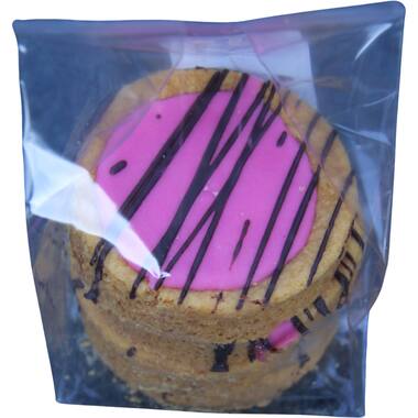 Bokkers spijsroze chocolade 8x4st
