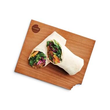 Foodmaker wrap hot honey beef cottage cheese 225g