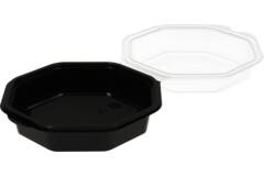 Plastic Bak Octaview zwart nr 0862 -160x60mm 400cc