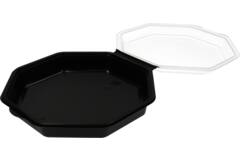 Plastic Bak Octaview zwart nr 0864 -230x50mm 1000cc