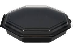 Plastic Bak Octaview zwart nr 0864 -230x50mm 1000cc