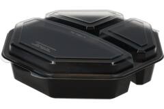 Plastic Bak Octaview zwart 3-vaks - 230x60mm 220/220/650cc