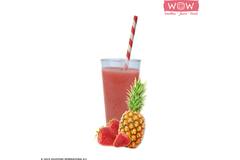 WOW fruitsmoothie ananas-aardbei 33x150g