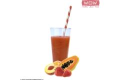 WOW fruitsmoothie aardbei-perzik-papaja 33x150g