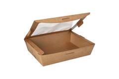 100% Fair saladebak 1000ml karton 180x130x45mm 4x40st
