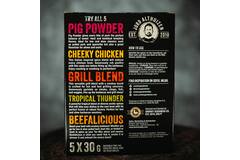 Smokey Goodness barbecuerub proefpakket 5 rubs 6x250g