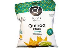 Qfoods quinoa chips guacamole 14x100g