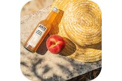 Juste nectar perzik wit 12x250ml